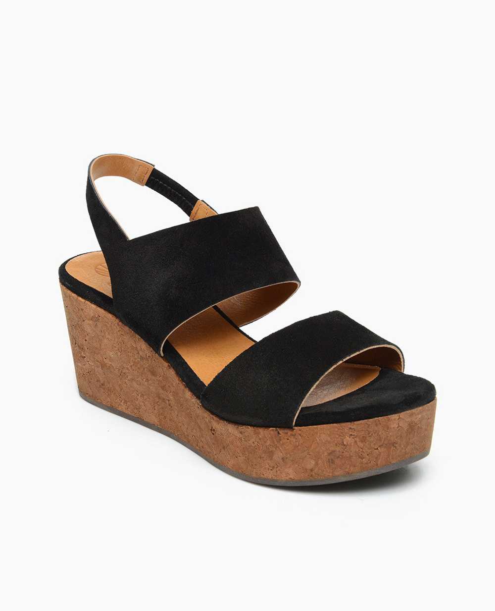 Coclico Glassy Wedge - Black Suede - image 3
