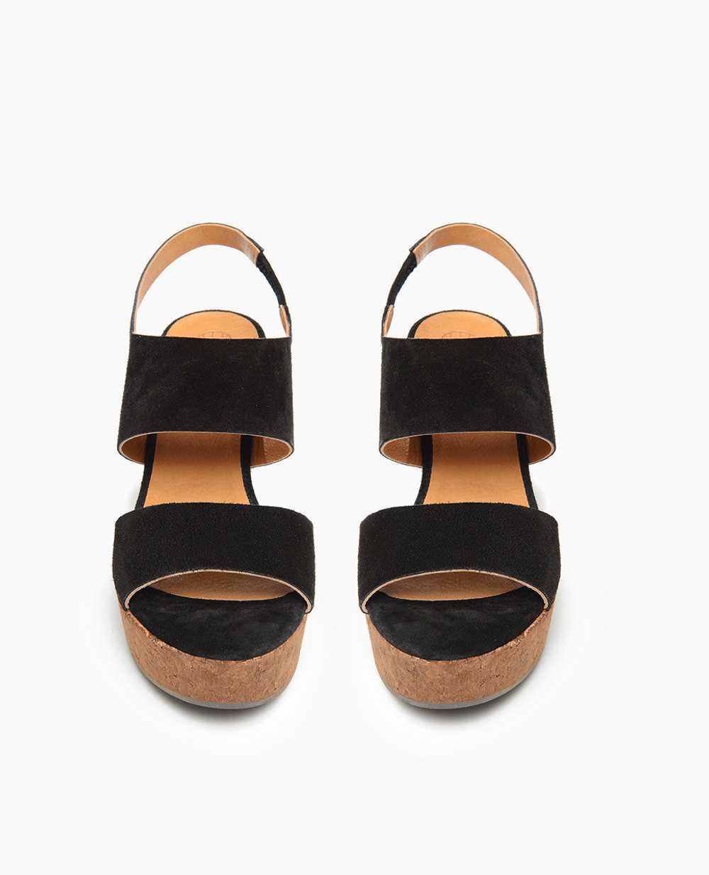 Coclico Glassy Wedge - Black Suede - image 4