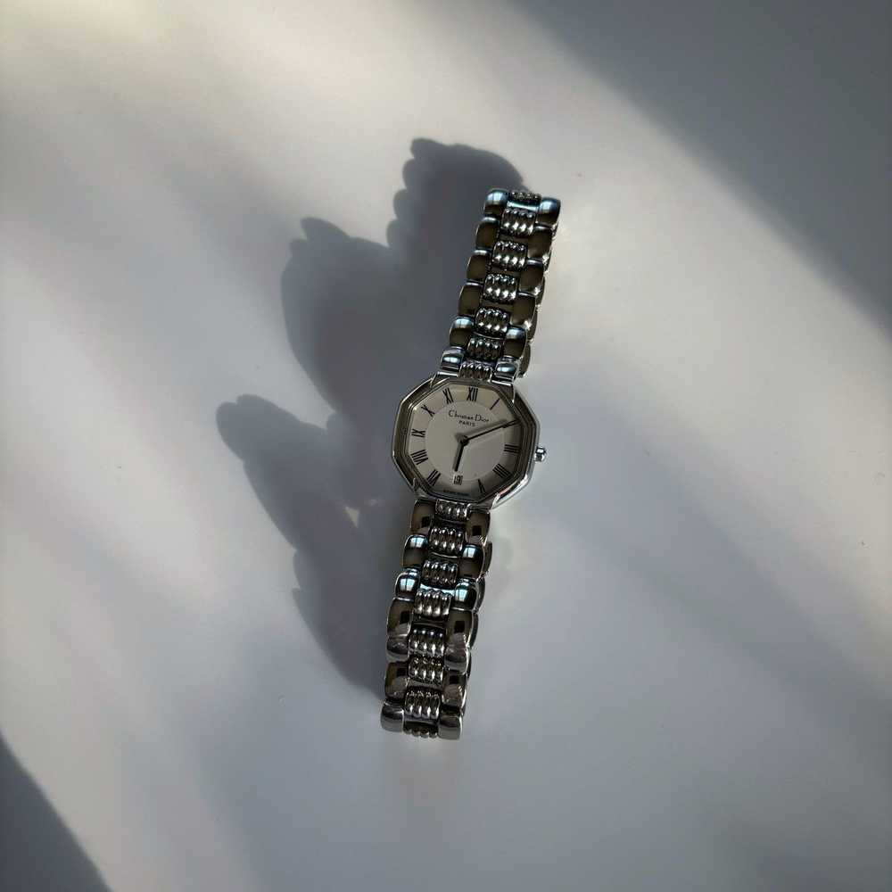 Dior × Vintage Dior 1990s Silver Stainless steel … - image 6