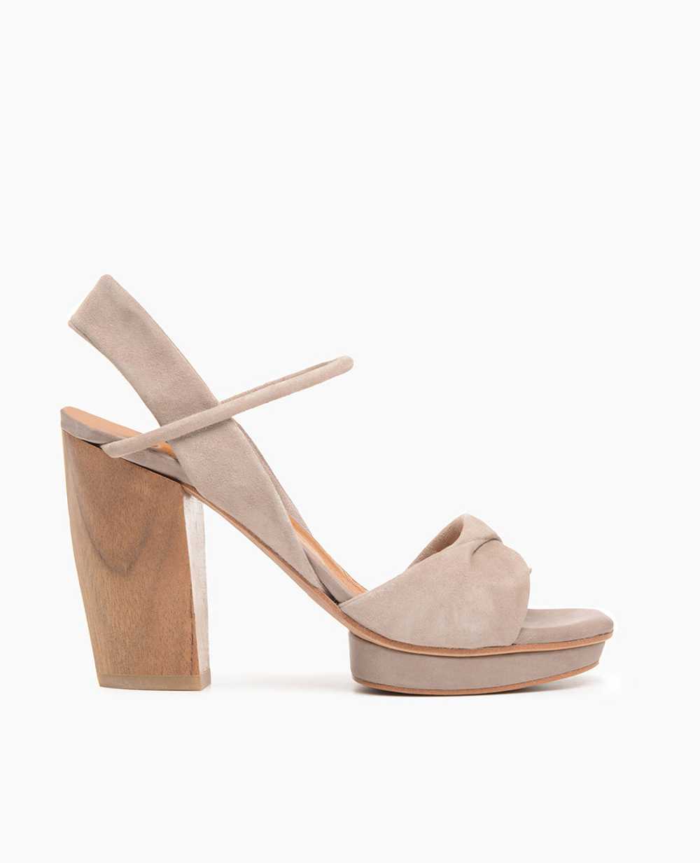 Coclico Uhoh Heel - Faun Leather & Stone Suede - image 2