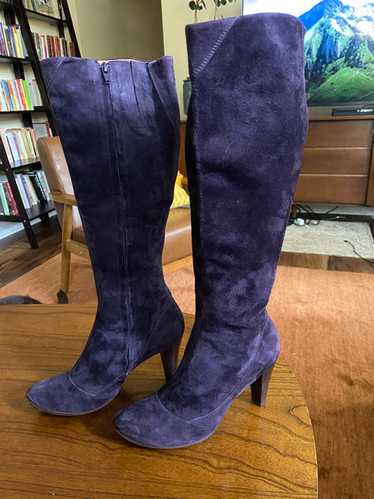 Coclico Knee-high Aubergine Suede Boots