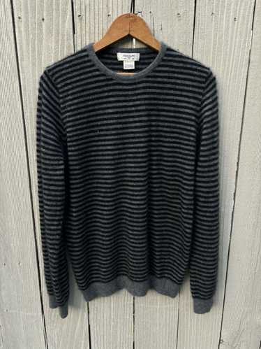 Crossley Striped 100% Cashmere Sweater