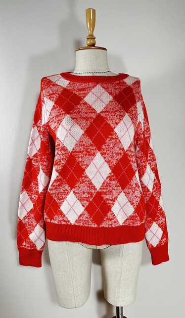 Essentiel Antwerpen Rhombus Red Sweater - image 1