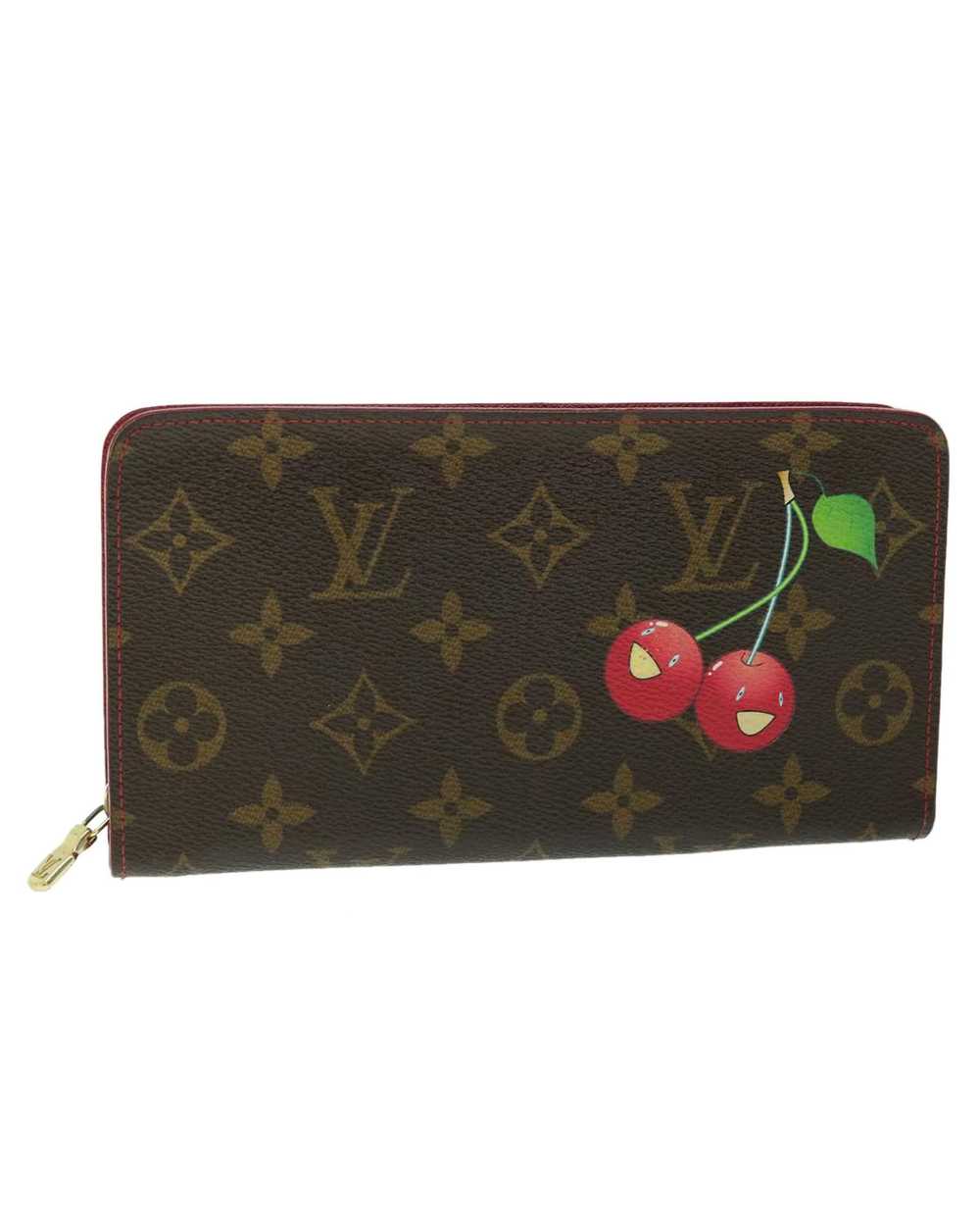 Louis Vuitton Monogram Cherry Long Wallet with Zi… - image 1