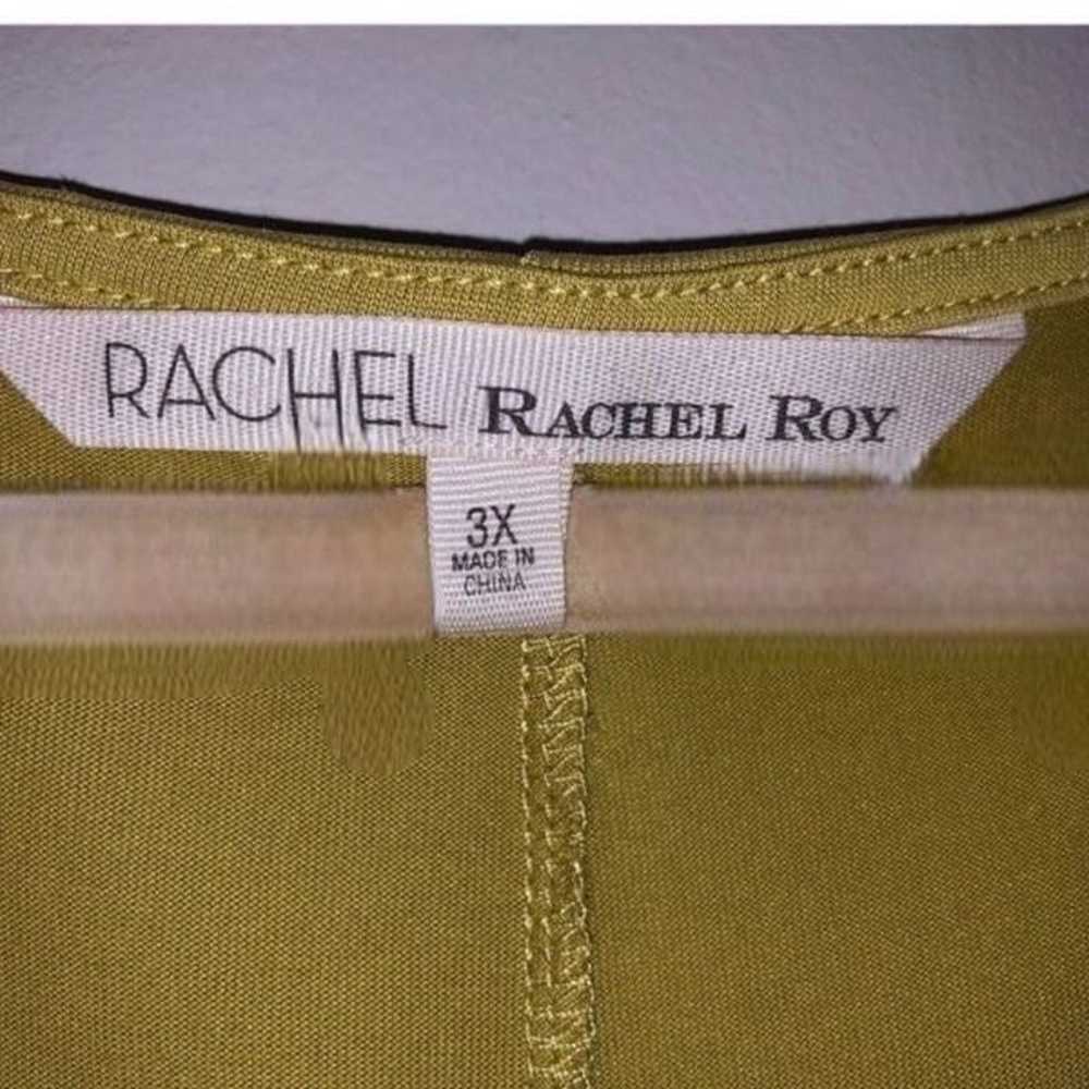 Rachel Roy Blouson Dress Lime Chartreuse Ruched G… - image 3