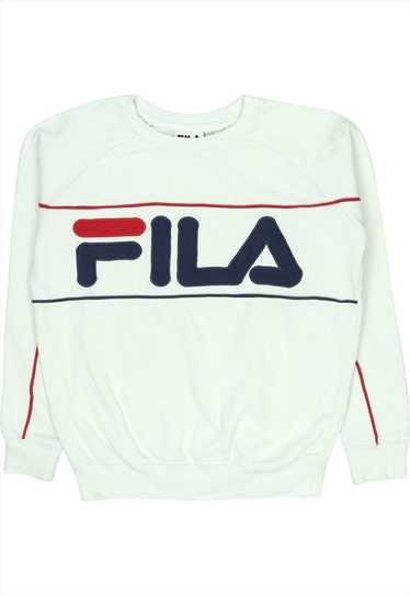 Vintage 90's Fila Sweatshirt Spellout Heavyweight… - image 1