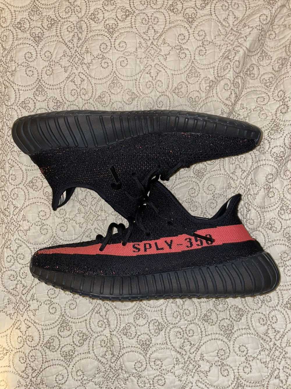 Adidas × Kanye West Yeezy 350 V2 Core Red Black 2… - image 2