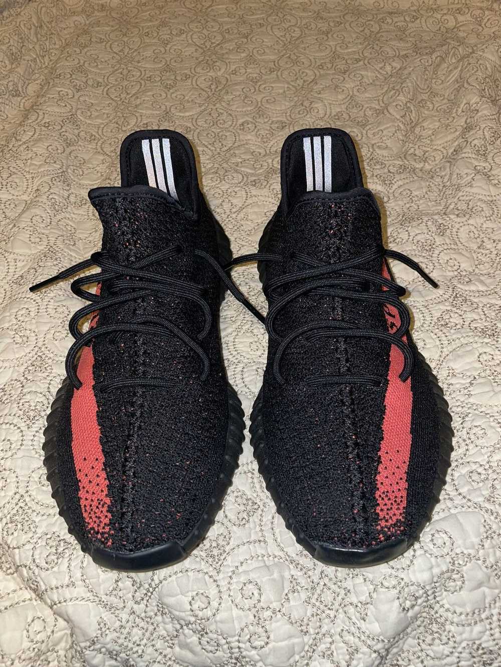 Adidas × Kanye West Yeezy 350 V2 Core Red Black 2… - image 4