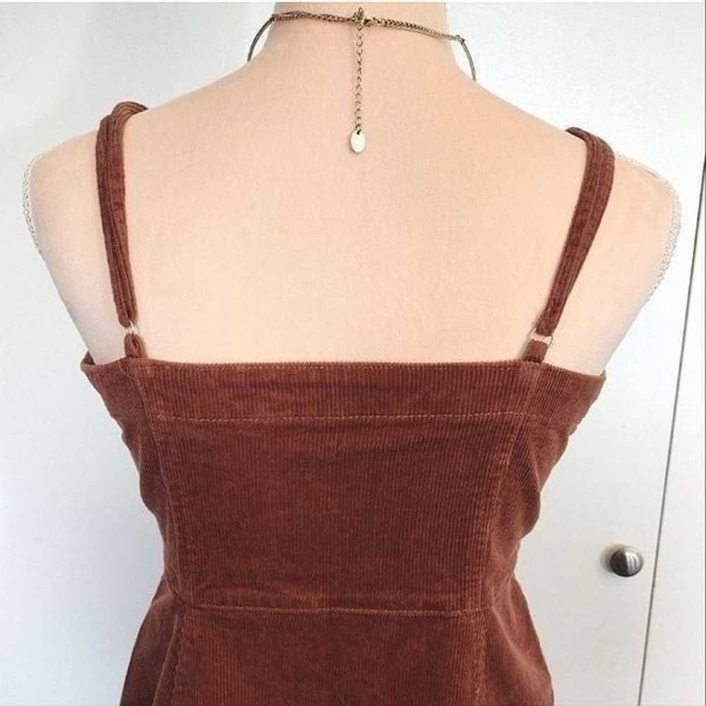 Love Tree Brown Corduroy Button Front Mini Dress … - image 12