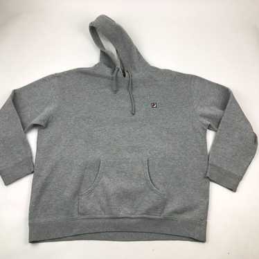 Fila Fila Sweater Hoodie Size Large L Gray Pullov… - image 1