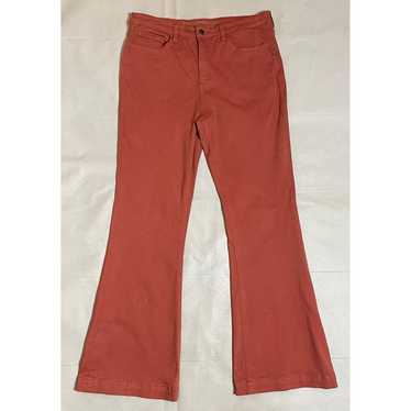 Other Soft Surroundings Flared Orange Jeans Size 1