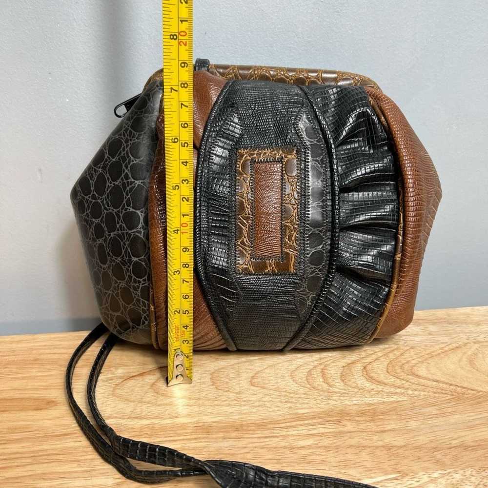 Vintage Vintage Crossbody Purse, Patchwork Emboss… - image 2