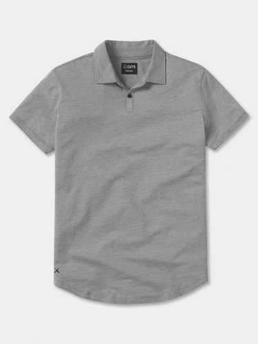 CUTS COZ Polo | Heather Black Signature-fit Pima C