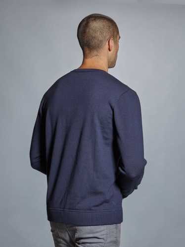 CUTS Merino Crew Sweater | Pacific Blue Signature-