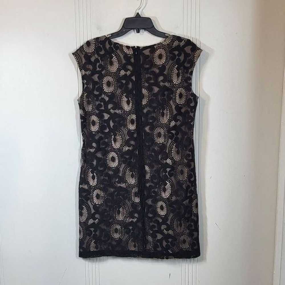 Ann Taylor Loft Black Lace Sleeveless Dress - image 2