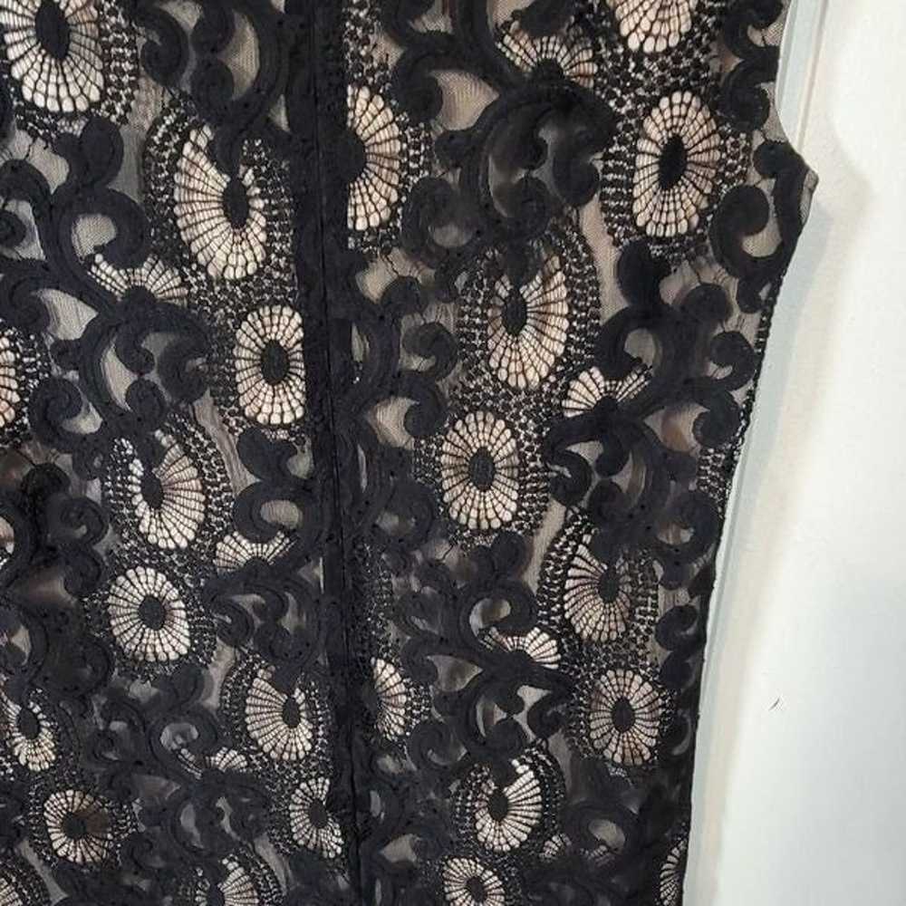 Ann Taylor Loft Black Lace Sleeveless Dress - image 5