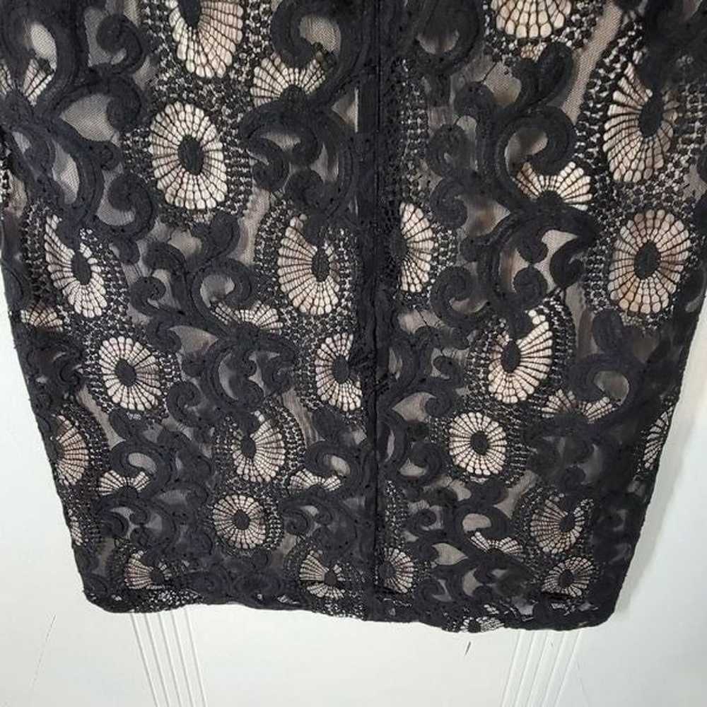Ann Taylor Loft Black Lace Sleeveless Dress - image 6