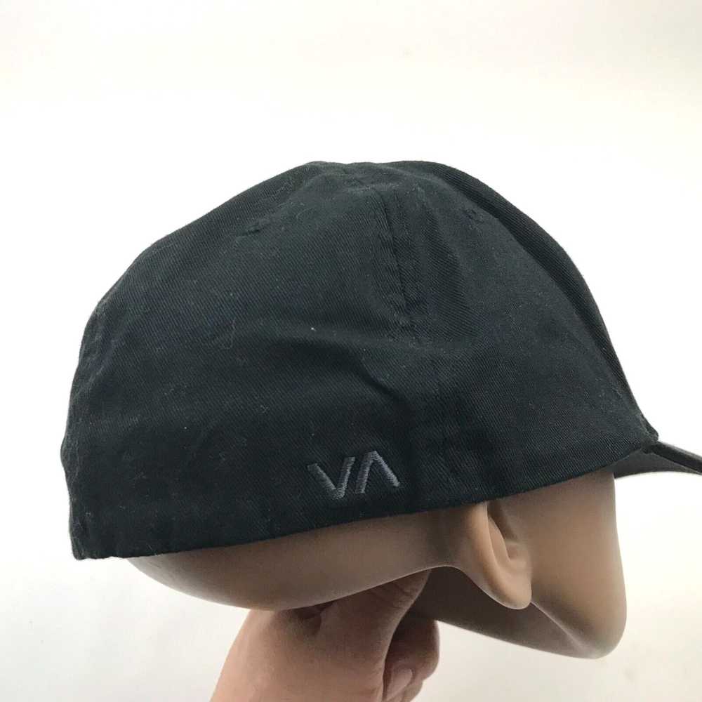 Rvca RVCA Hat Cap Stretch Fit Black White Casual … - image 2