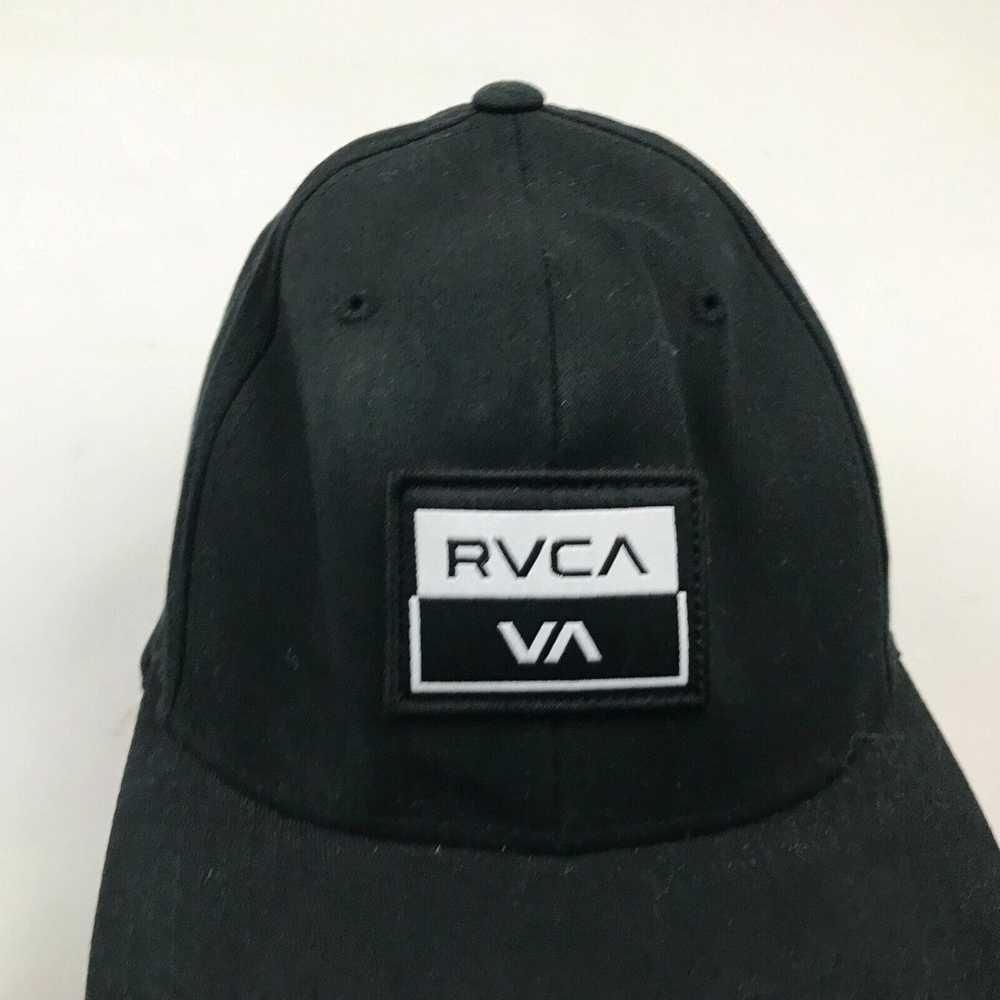 Rvca RVCA Hat Cap Stretch Fit Black White Casual … - image 3