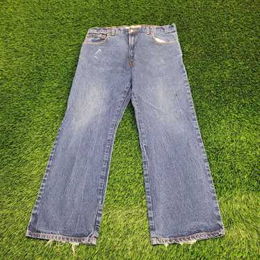 Levi's 517 LEVIS Bootcut Flared Faded-Thigh Jeans… - image 1