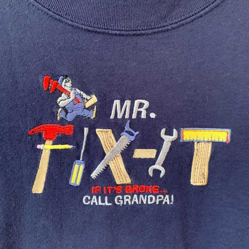 Vintage Vintage 90s Grandpa Sweatshirt - image 3