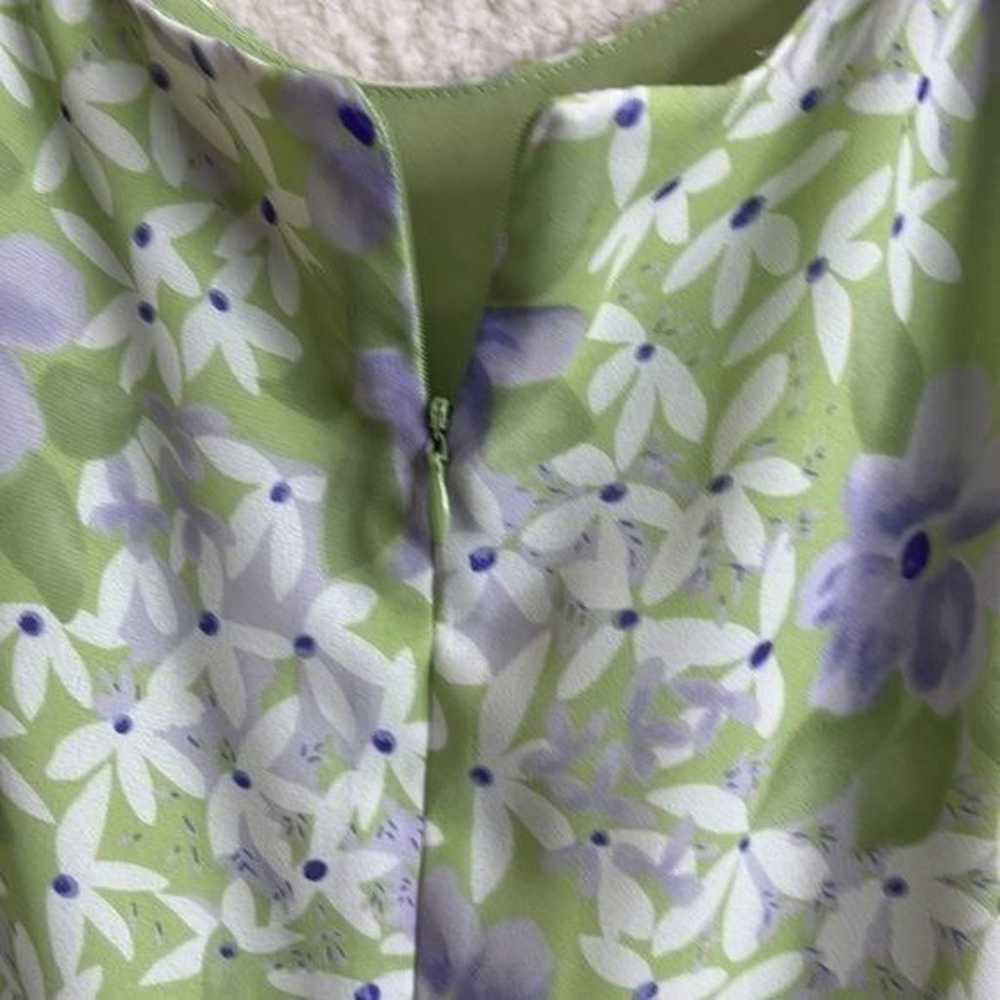 Studio C Womens Maxi Dress Green Zipper Lined 22W… - image 3