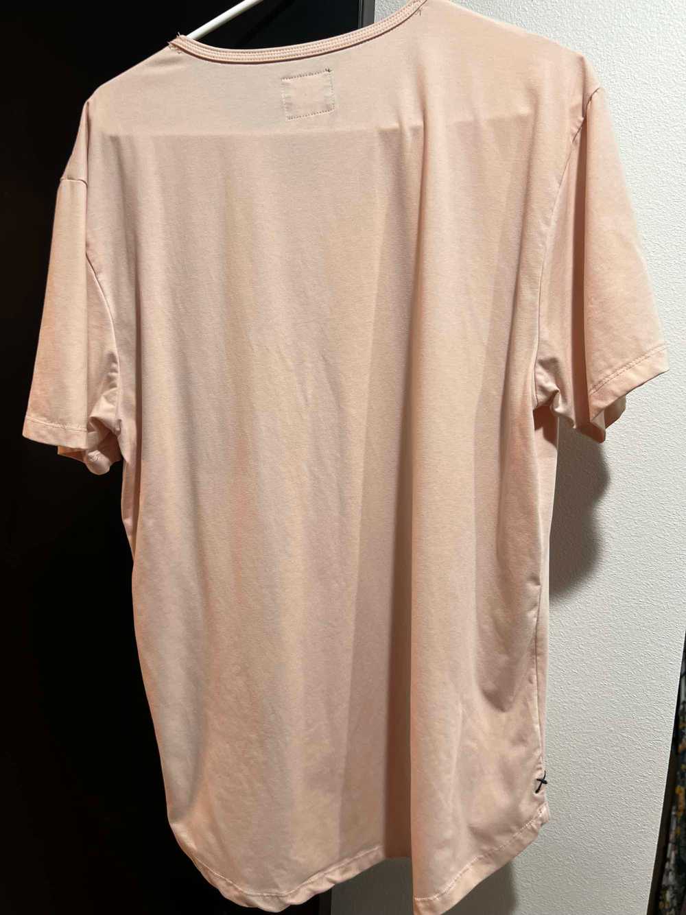 CUTS Peach color Henley curve hem - large - image 5