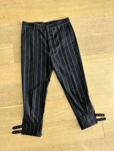 Vivienne Westwood Wool Bondage Strap Pants with st