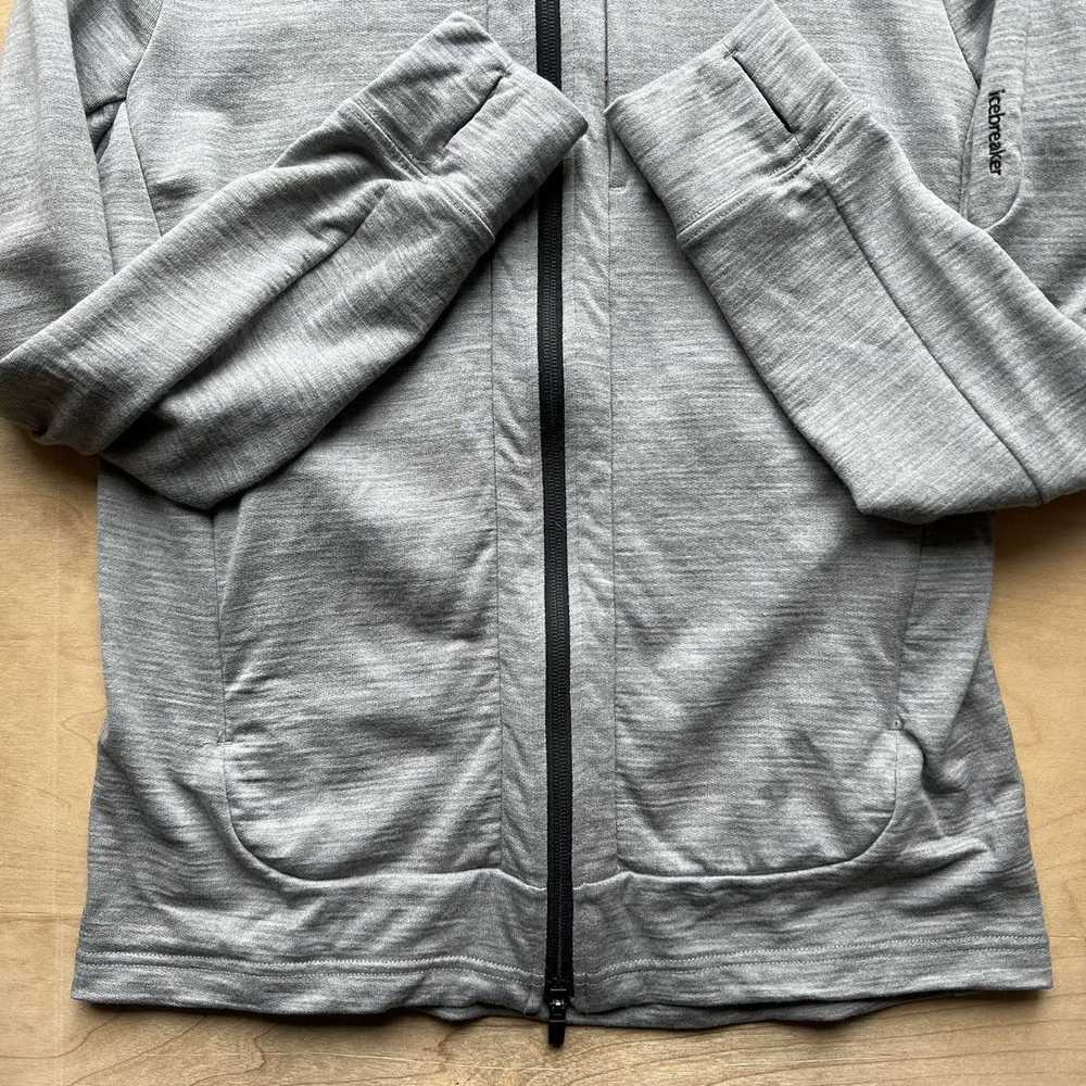 Sportswear Icebreaker Merino Wool Jacket Medium G… - image 4