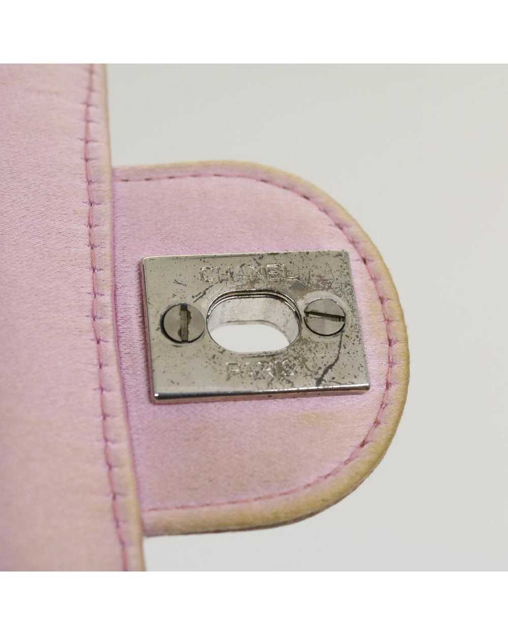 Chanel Matelasse Silk Satin Pink Hand Bag - image 10