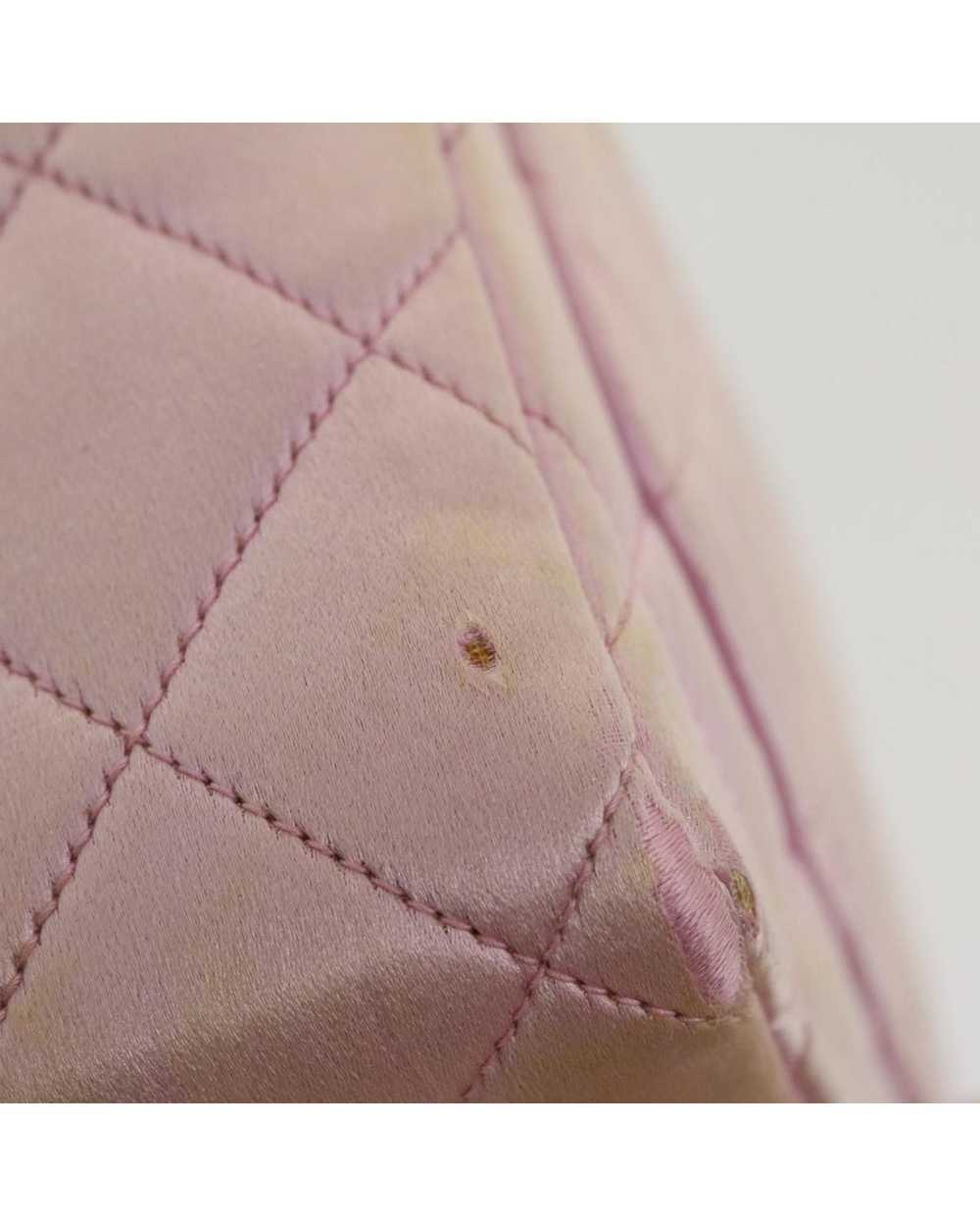Chanel Matelasse Silk Satin Pink Hand Bag - image 4