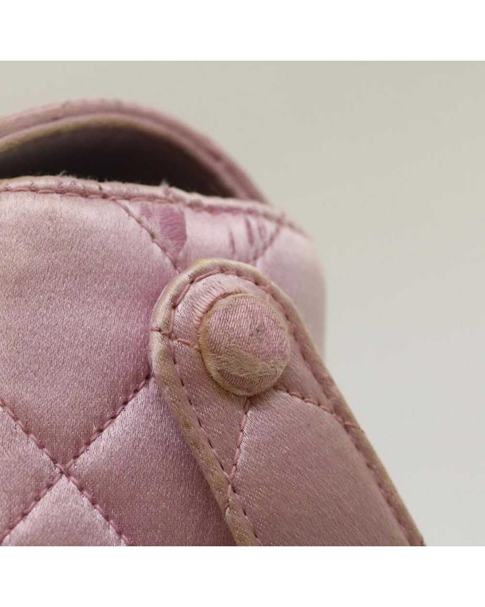 Chanel Matelasse Silk Satin Pink Hand Bag - image 8