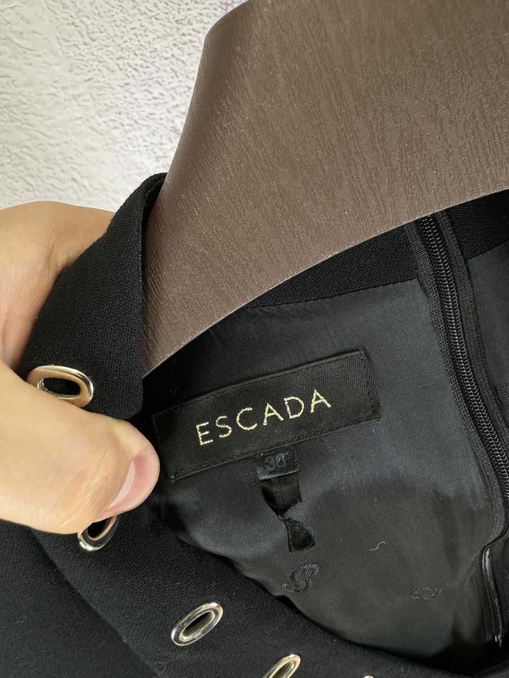 Escada × Streetwear × Vintage Escada black wool m… - image 6