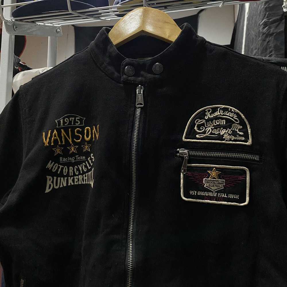 Vanson Leathers Vtg VANSON COTTONS MOTORCYCLES Bo… - image 10