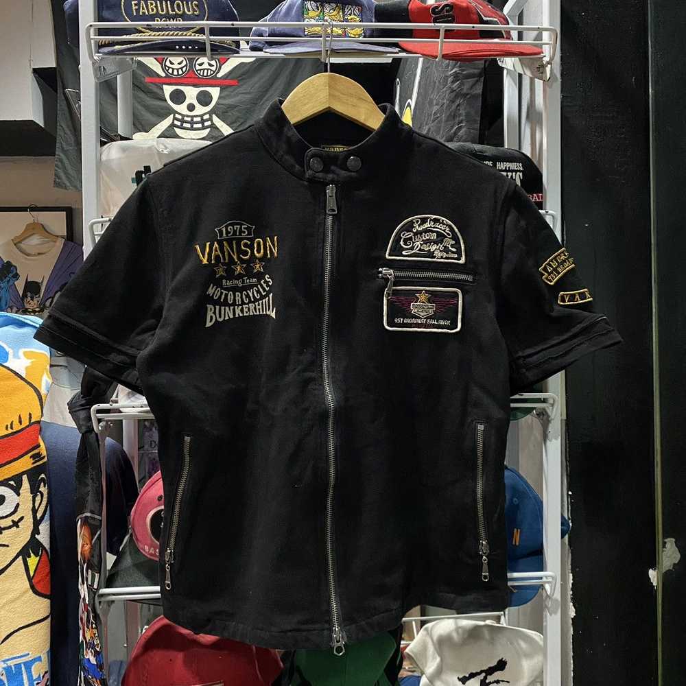 Vanson Leathers Vtg VANSON COTTONS MOTORCYCLES Bo… - image 2