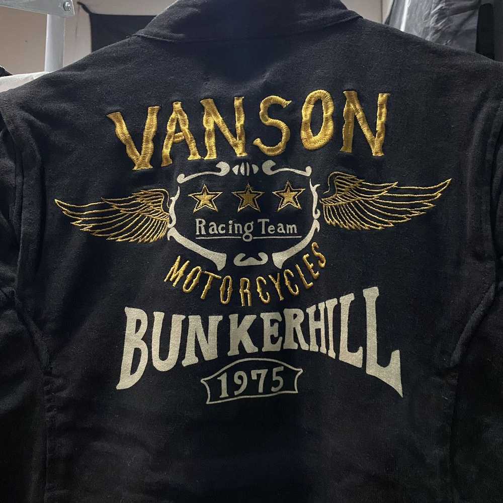 Vanson Leathers Vtg VANSON COTTONS MOTORCYCLES Bo… - image 5