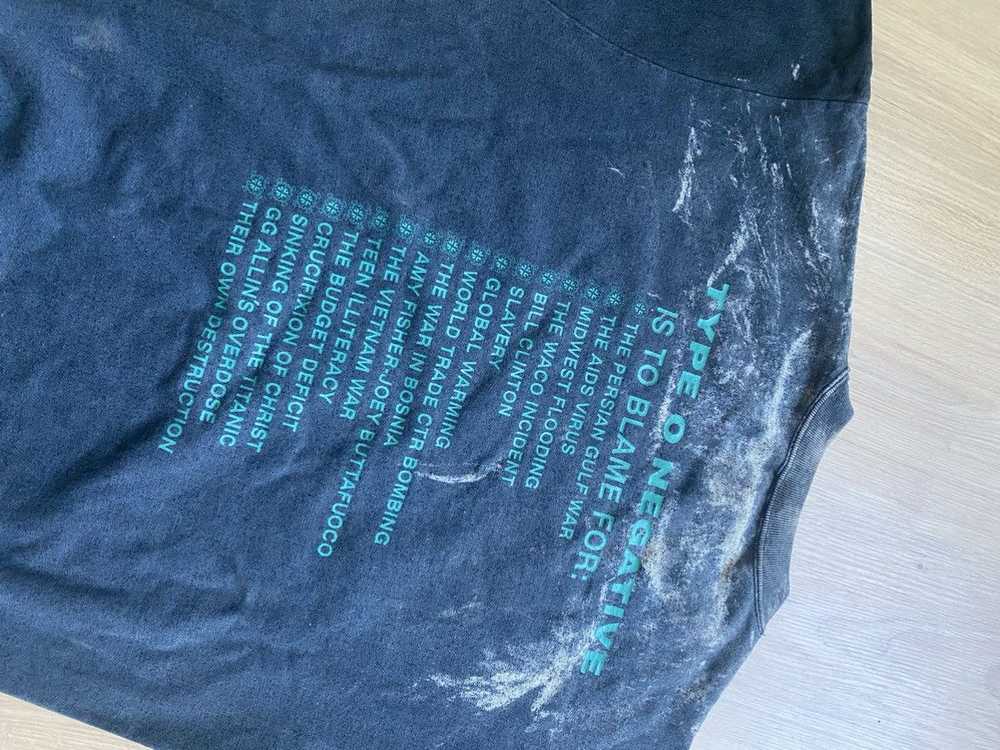 Rock T Shirt × Vintage TYPE O NEGATIEF 1993 Vinta… - image 5