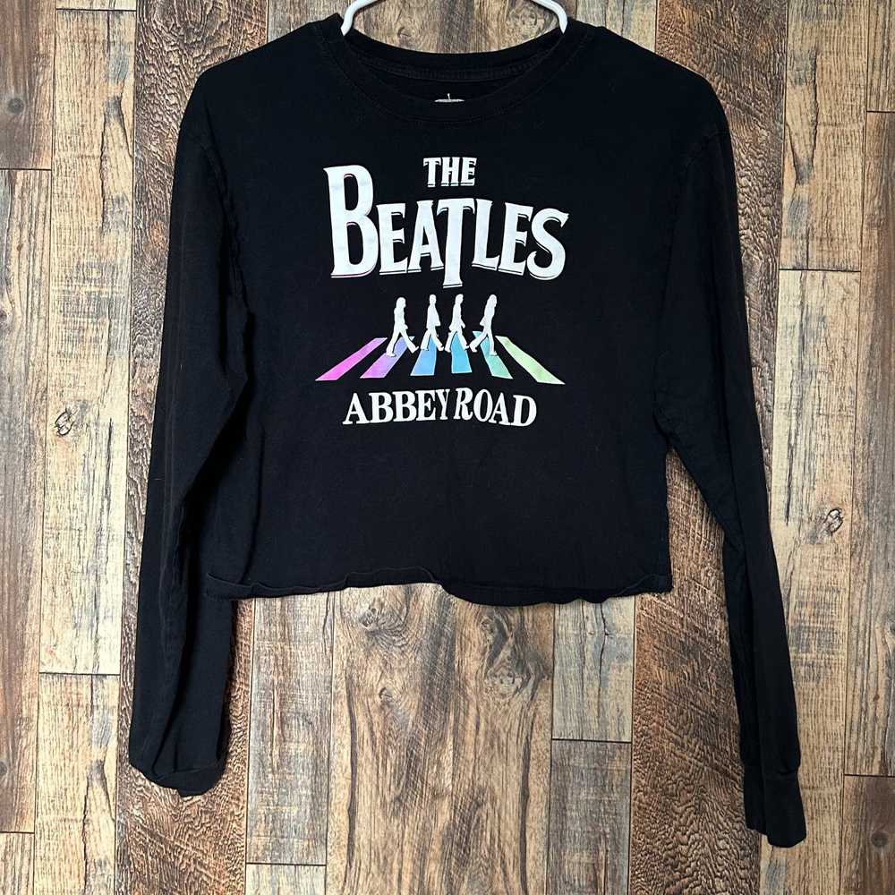 Other Beatles Abbey Road long sleeve cropped tee … - image 1