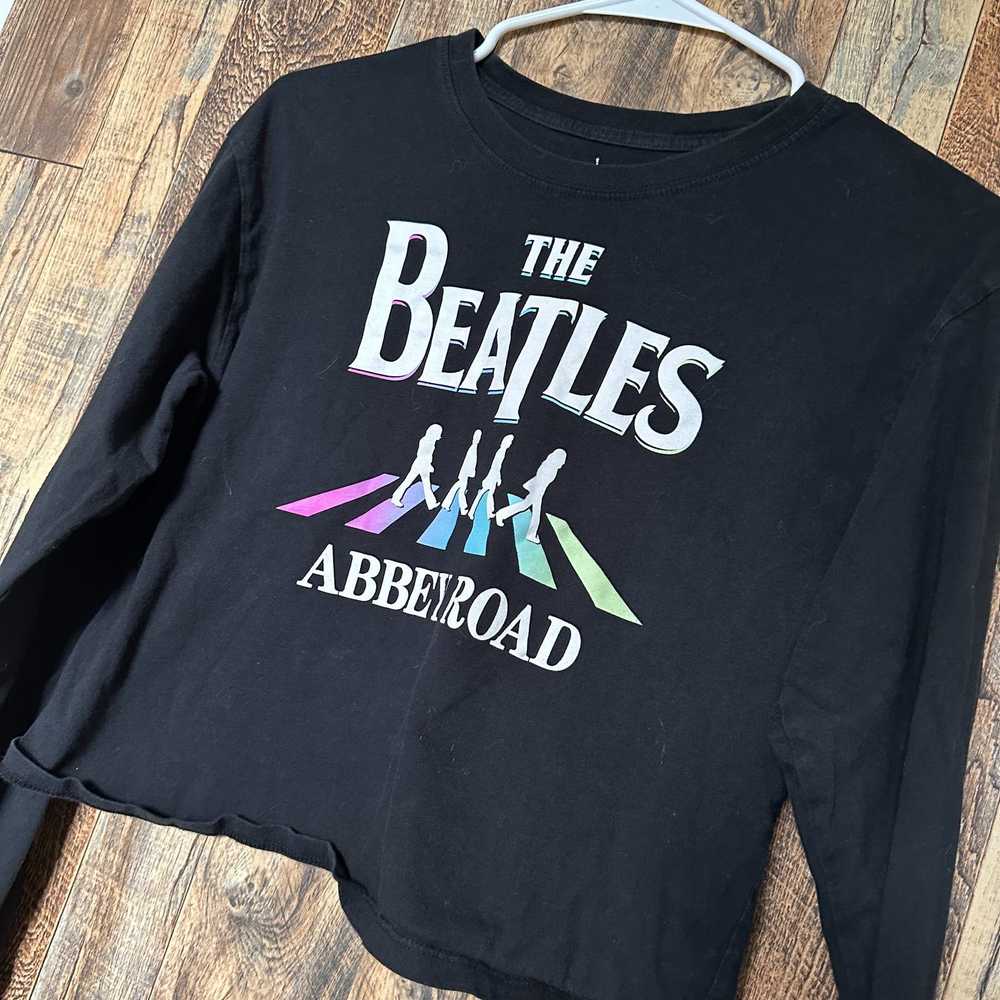 Other Beatles Abbey Road long sleeve cropped tee … - image 2