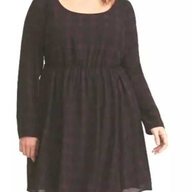 Torrid Mini Dress Woman Plus 3X Georgette Skater … - image 1