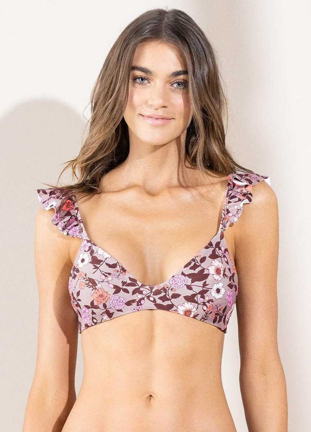 Maaji Maaji Ditsy Halles Ruffle Bralette Bikini T… - image 2