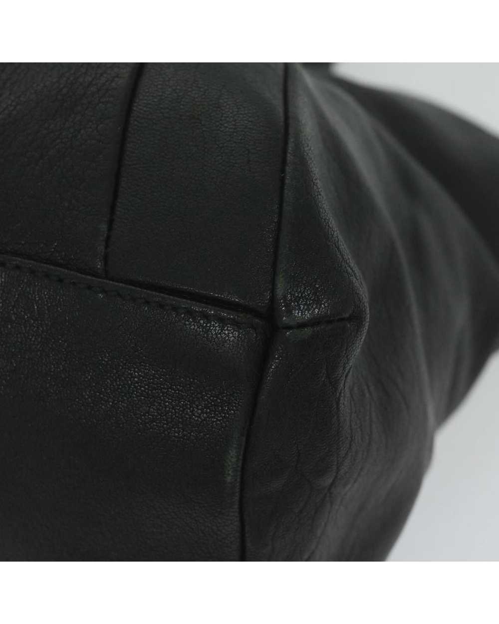 Salvatore Ferragamo Black Leather Tote Bag by Ita… - image 10