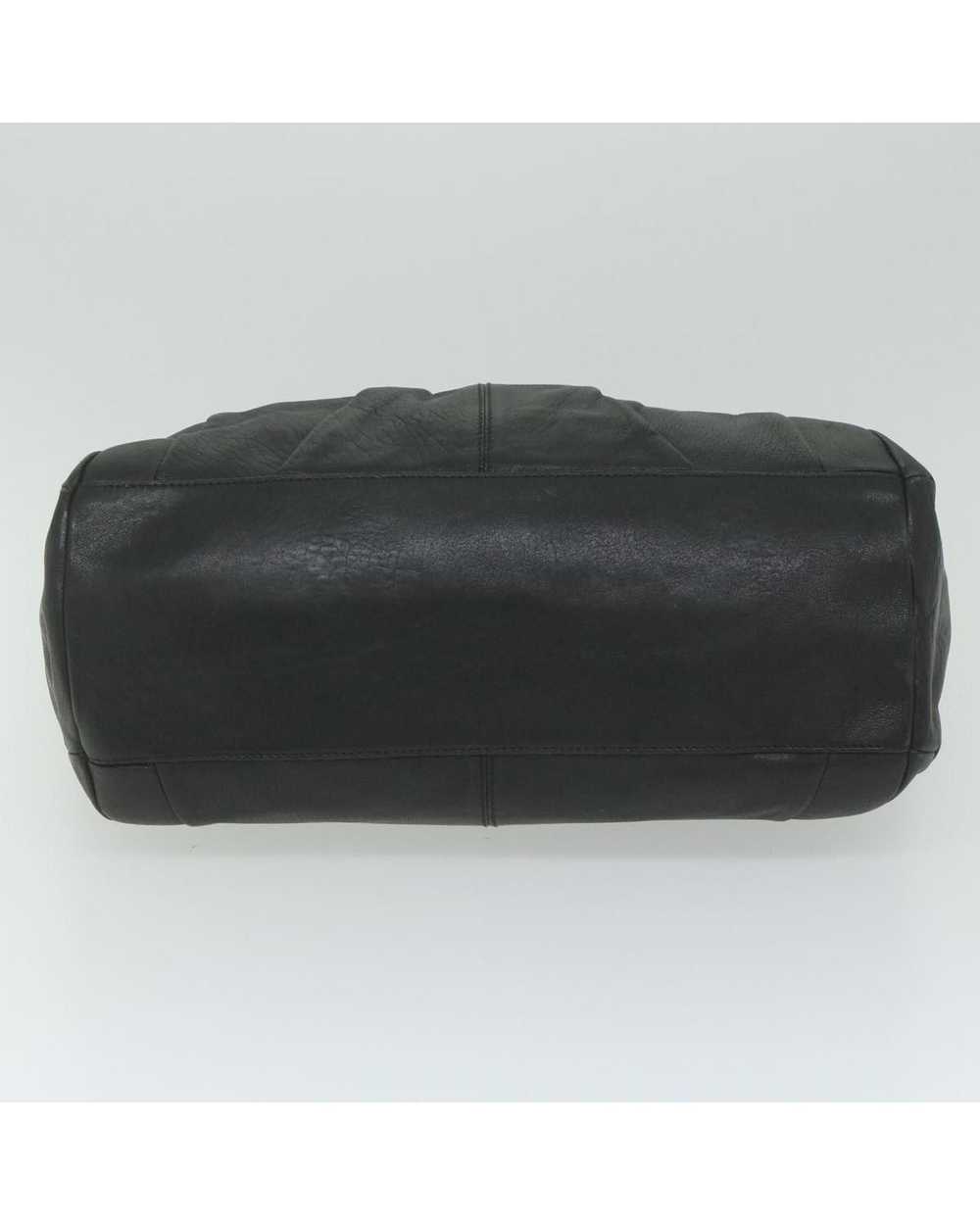 Salvatore Ferragamo Black Leather Tote Bag by Ita… - image 9
