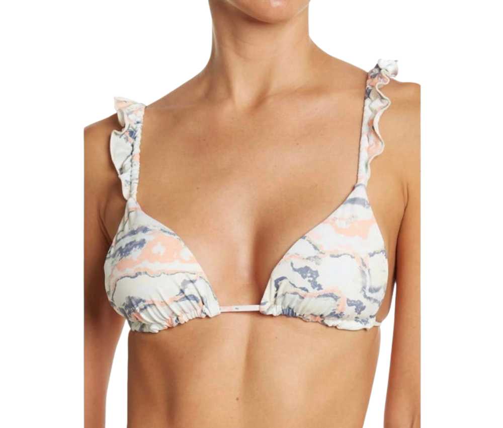 Maaji Sunray Catcher Ruffle Sliding Triangle Top - image 1