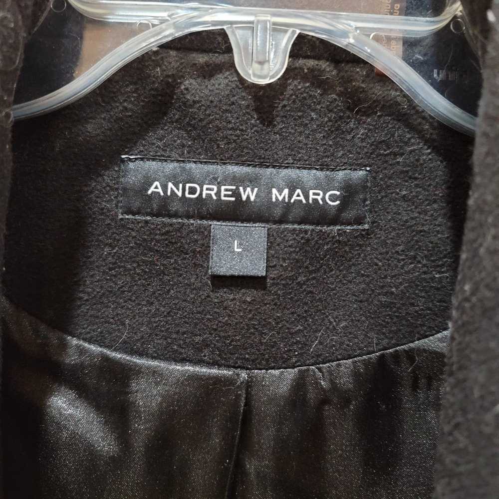 Andrew Marc Andrew Marc Black Full Off Center Zip… - image 4