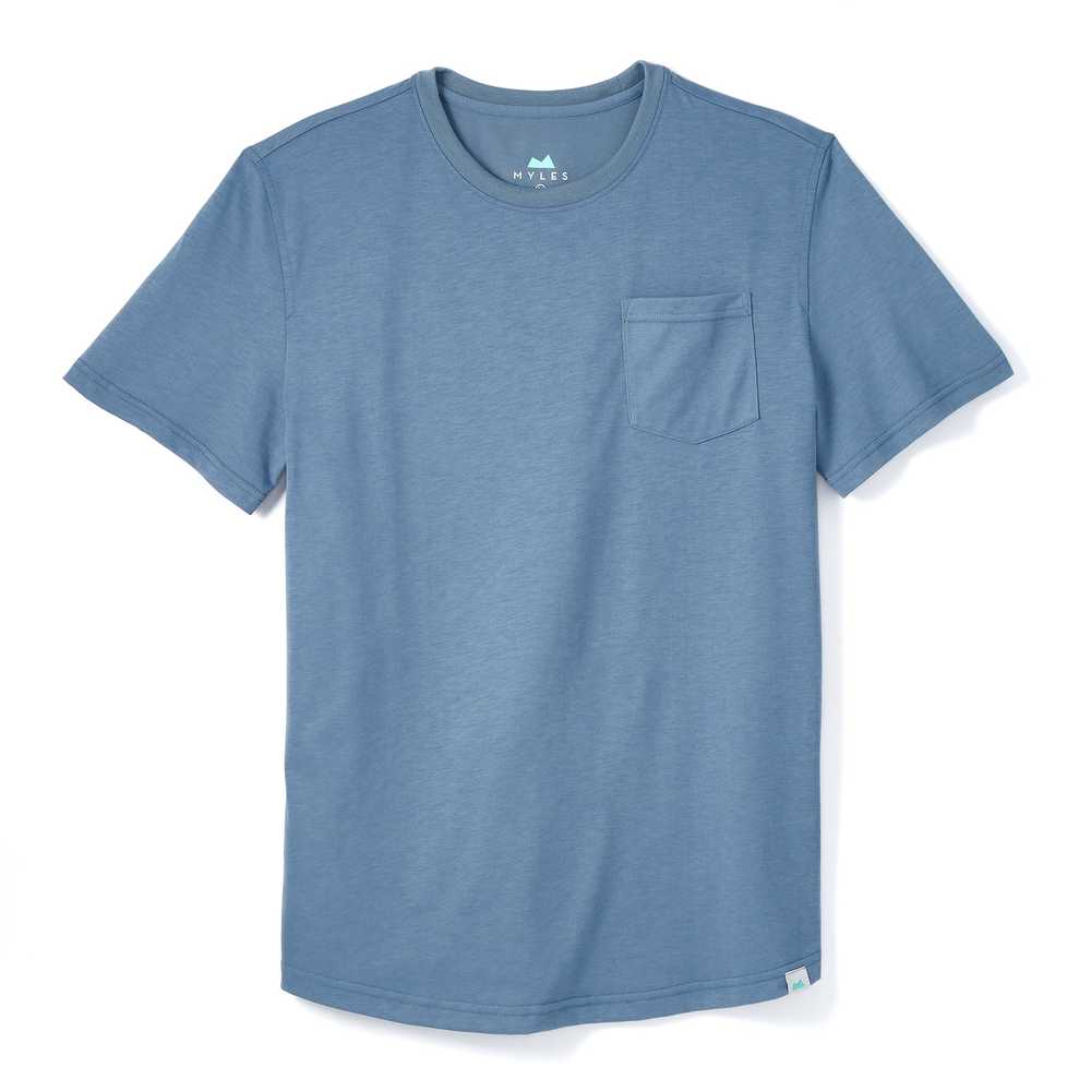 Myles Apparel Everyday Tee with Pocket in Vintage… - image 1