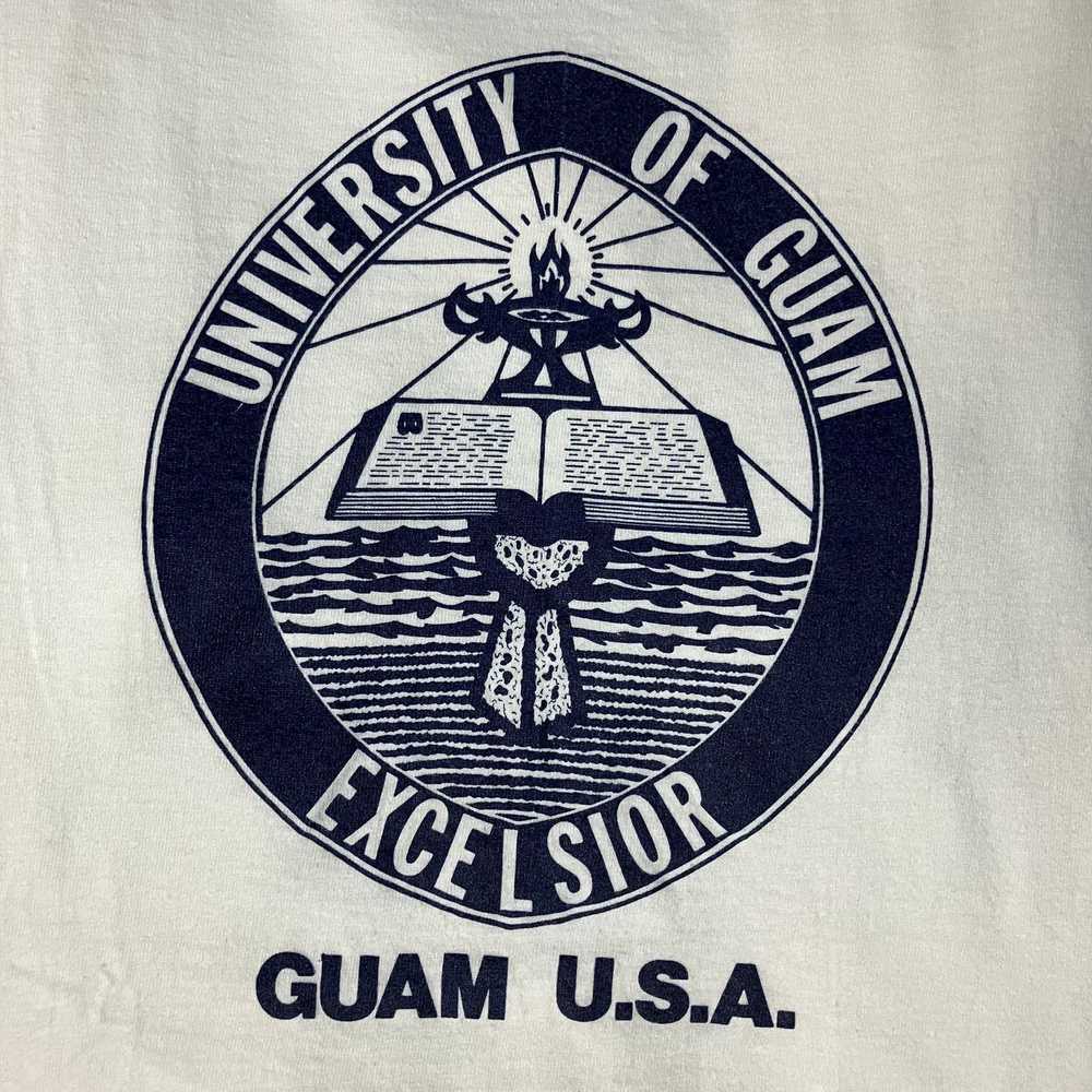 Hanes × Vintage Vintage 1980s University of Guam … - image 6
