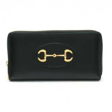 Gucci GUCCI Horsebit 1955 Round Long Wallet Leath… - image 1