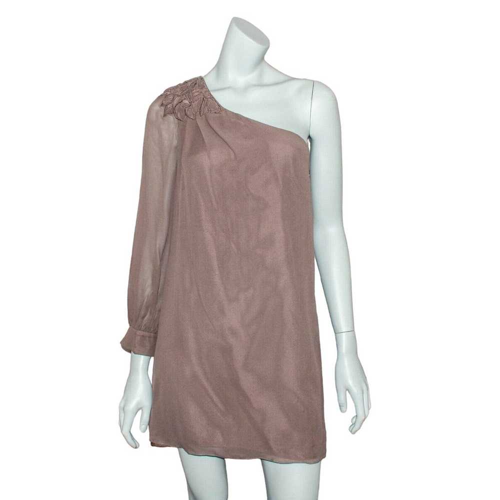 Tibi New York 100% Silk One Shoulder Mini Dress L… - image 1