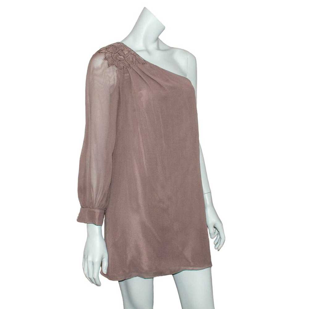 Tibi New York 100% Silk One Shoulder Mini Dress L… - image 2